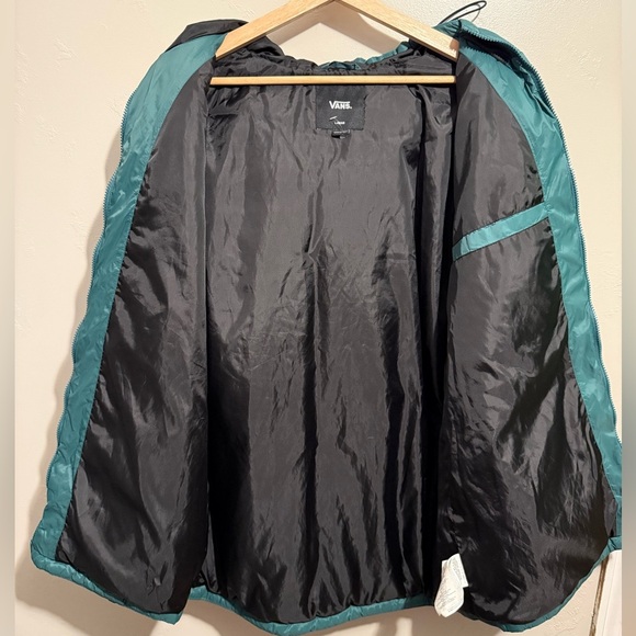 Vans Woodridge Men's Jasper Green Checkerboard Coat Outerwear Hooded Jacket LRG - Picture 15 of 16